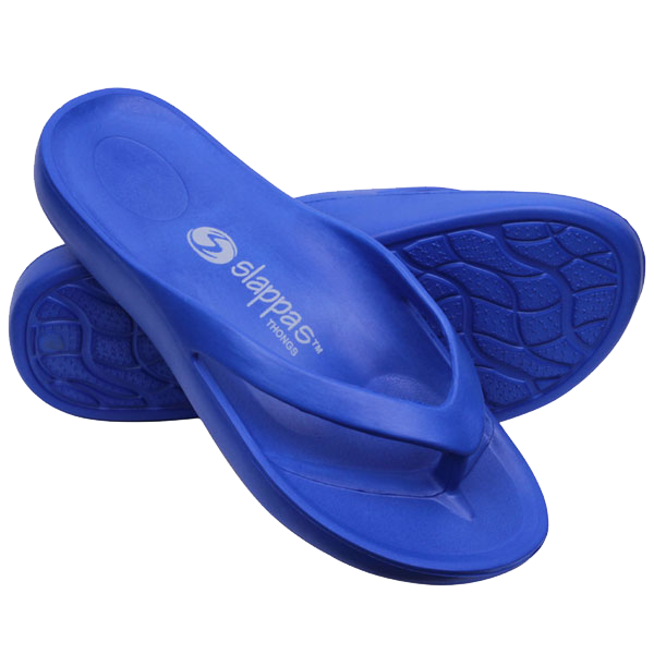 Blue Arch Support Thongs