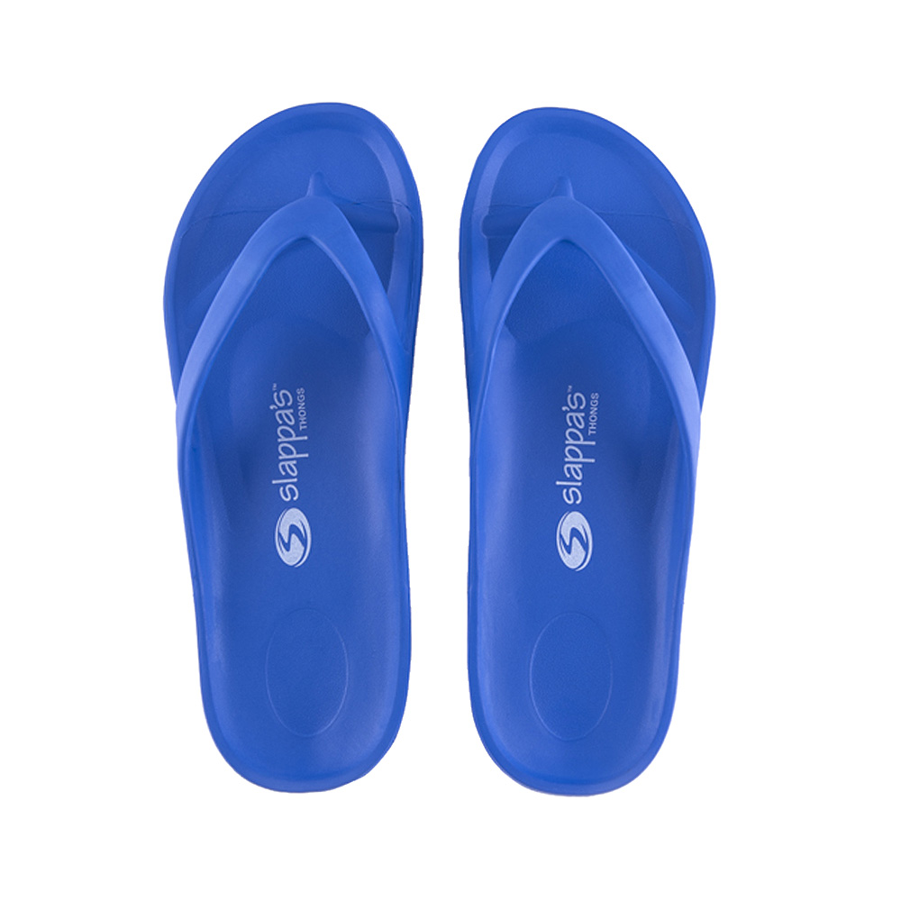 Blue Arch Support Thongs