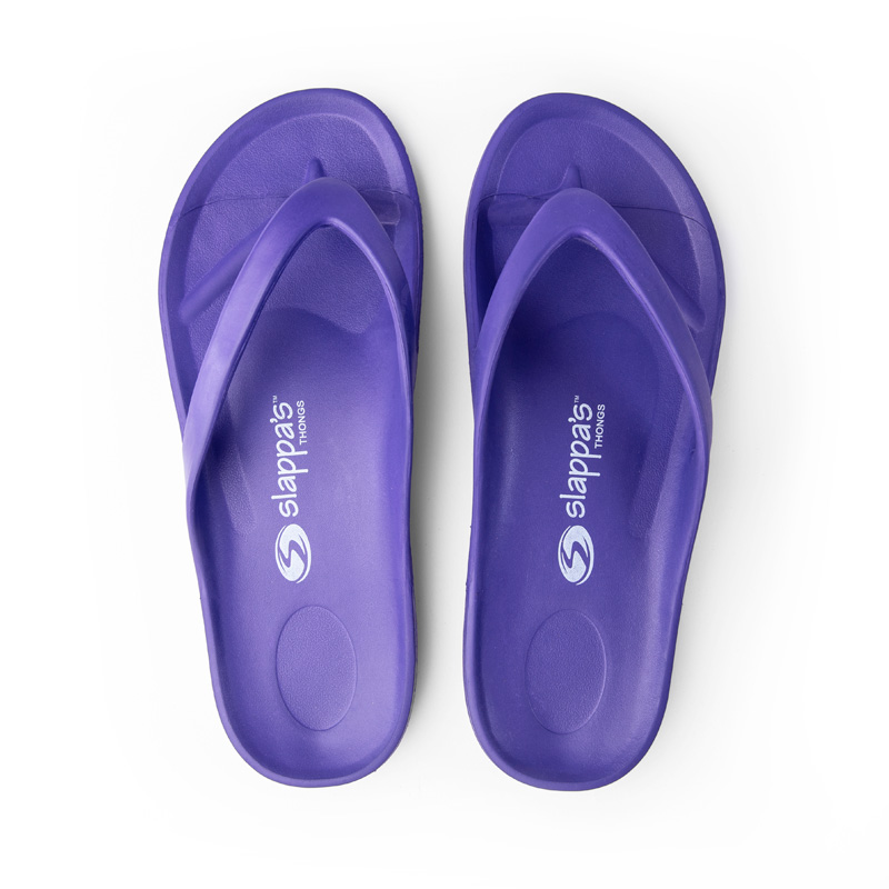 Purple Arch Support Thongs